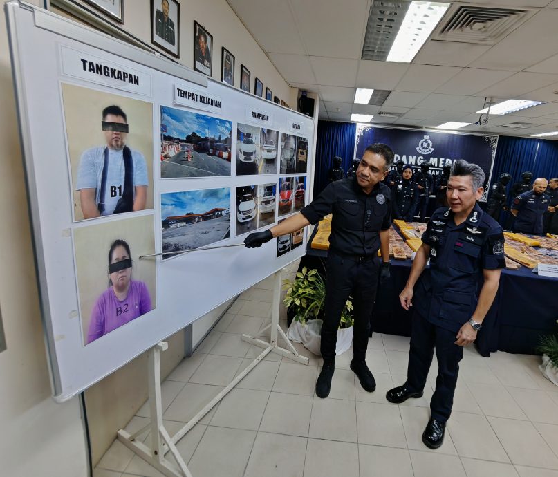 2名男女为了2万令吉报酬运毒被捕,警方起获1080万令吉毒品。