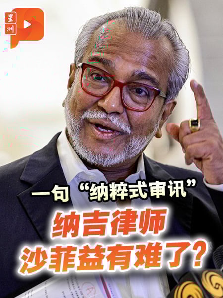 一句“纳粹式审讯” 纳吉律师沙菲益有难了？