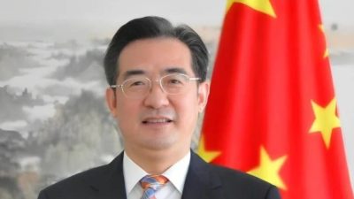 吴添泉欢迎朱兴龙履新　盼促沙中马中友好关系