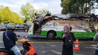 UPSI车祸| 专家： 强制重型车装限速器  以控制车速降意外风险