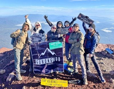 攀登中爪哇峰脉 . 汶9人7天征服7山峰