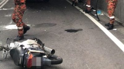 摩托闯乌迪尼隧道 骑士车祸重伤入院