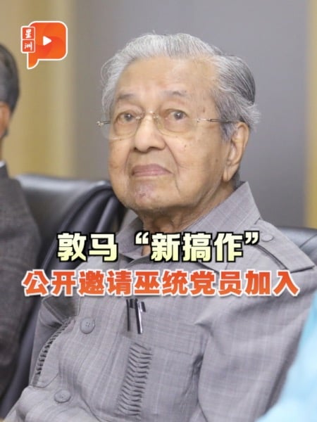 马哈迪与土团伊党成立“马来人秘委会” 还邀请巫统党员加入