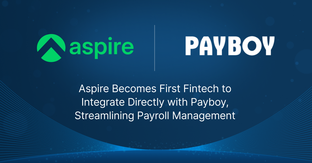 Aspire Becomes First Fintech to Integrate Directly with Payboy, Streamlining Payroll Management