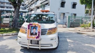 老司机冲出油站撞死摩托骑士| 死者今午举殡 家属不满肇祸者始终未现身致歉