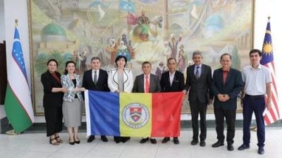 沙大访乌兹别克TSUOS大学  促进文旅学术合作