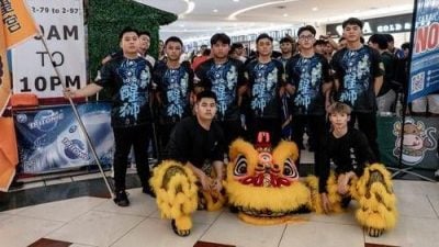 南邦体育会周年庆全州高桩舞狮赛 古达三圣宫夺冠