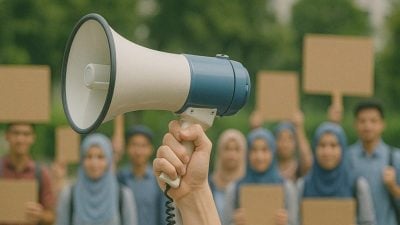 沙大促大学生以学业为重 不阻学生参与和平集会