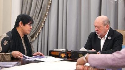 元首接见阿莎丽娜 听取法律改革进展汇报