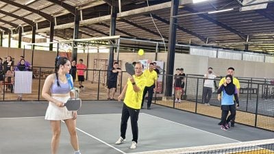 潘隆铭：人民重视健康生活方式 . 民匹克球运动发展快速