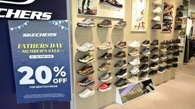 男装鞋扣20%．Skechers概念店 父亲节促销