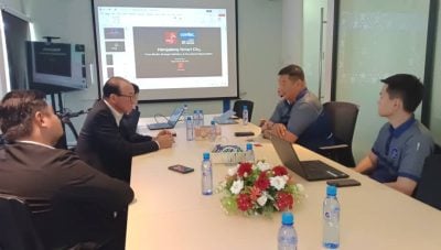 TAK访摩拉港公司 . 张祖德谈砂邦智慧城项目