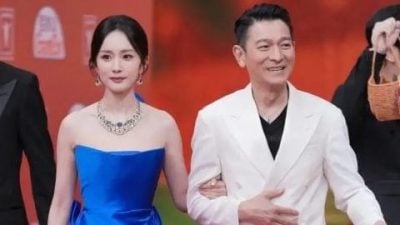 上海国际电影节|红毯秒变演唱会现场 刘德华又唱又派荔枝