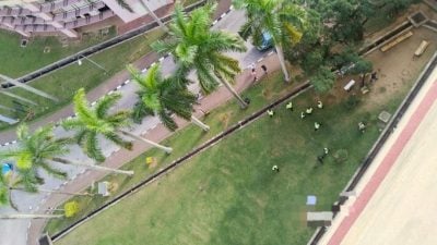 关丹中央医院  男子坠楼亡
