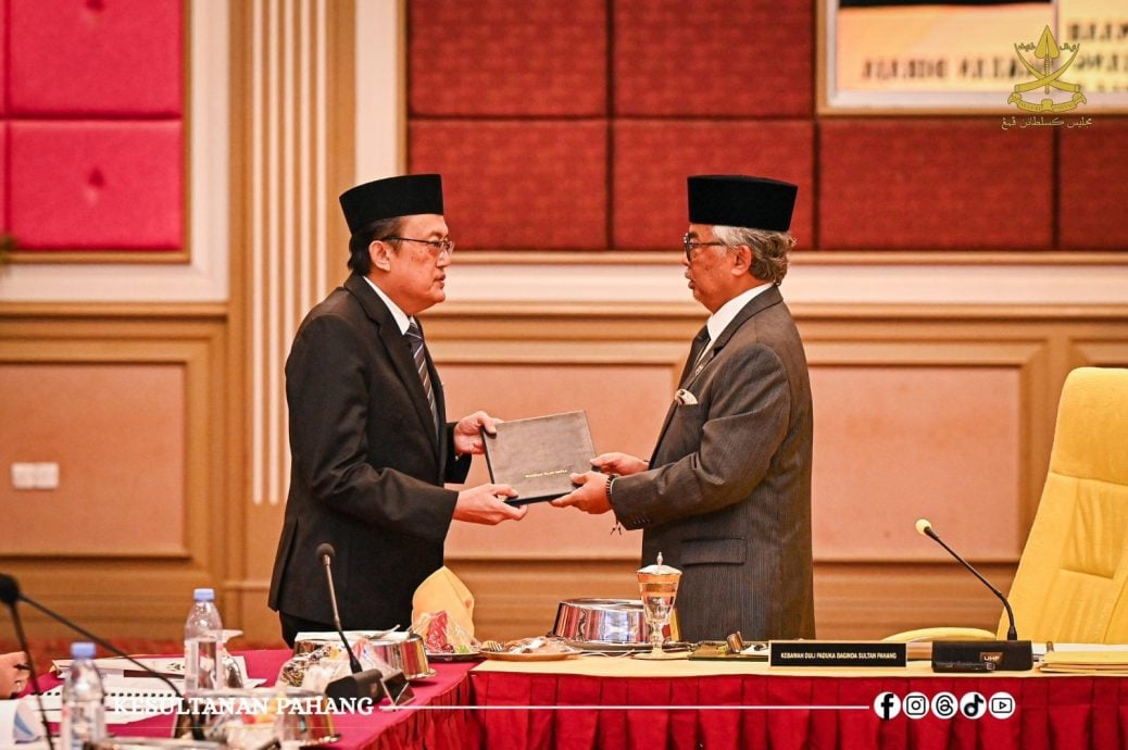 东（已签发）：彭亨苏丹御准委任彭州3高级官员为王室理事会成员
