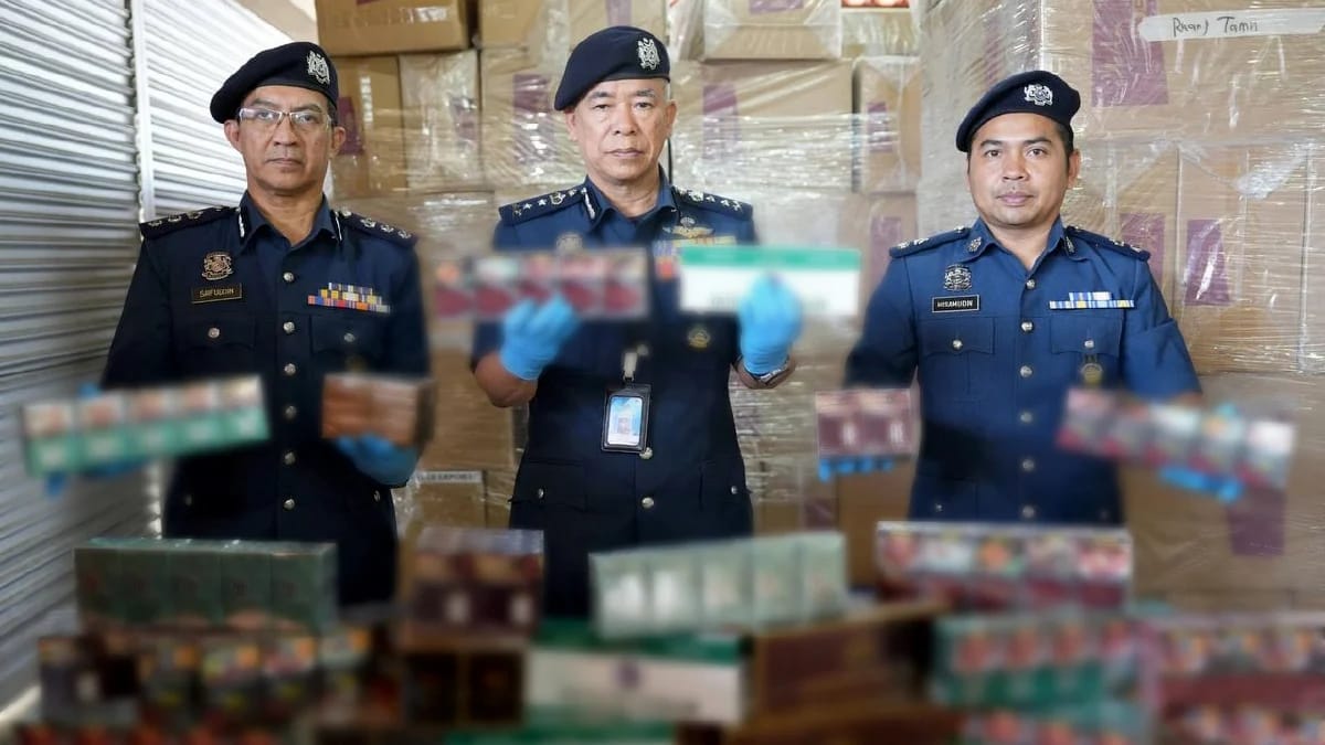 东(已签):吉兰丹关税局破走私香烟案
