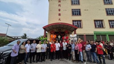 而连突洪门金兰大厦落成开幕 各地分会社团领袖出席见证