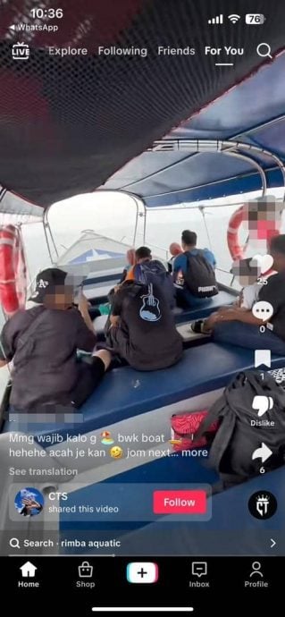 东:已签发:乘客驾驶客船视频疯传 涉事船主将受对付