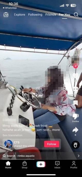 东:已签发:乘客驾驶客船视频疯传 涉事船主将受对付