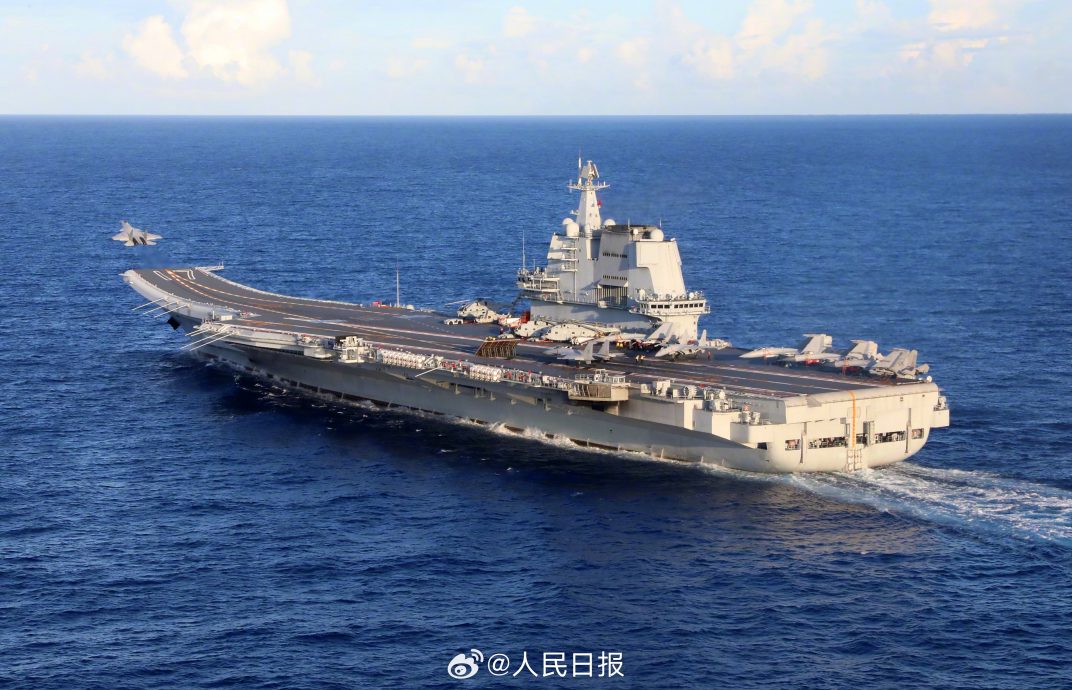 中国海军:双航母赴西太平洋进行例行训练 不针对特定国家