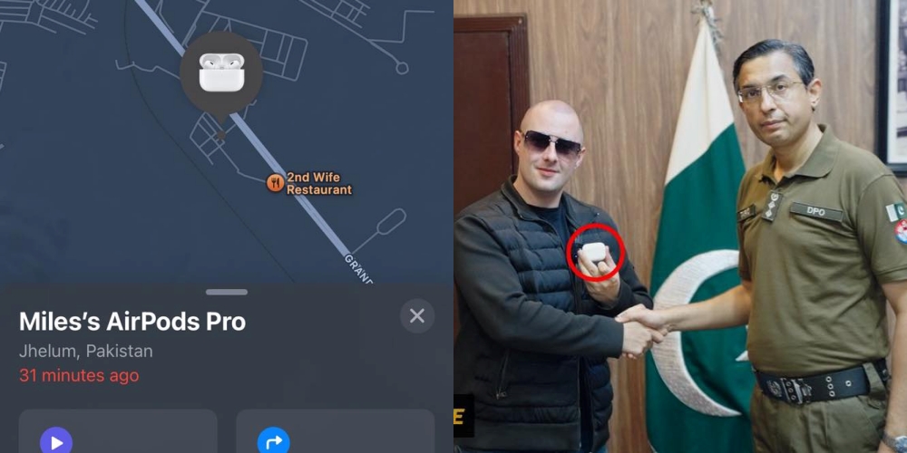 为找回失窃AirPods 英男飞越6000公里追到巴基斯坦！