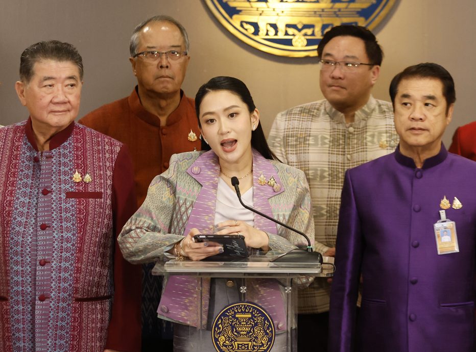 佩通坦不辞职不解散国会 调整3副揆职责