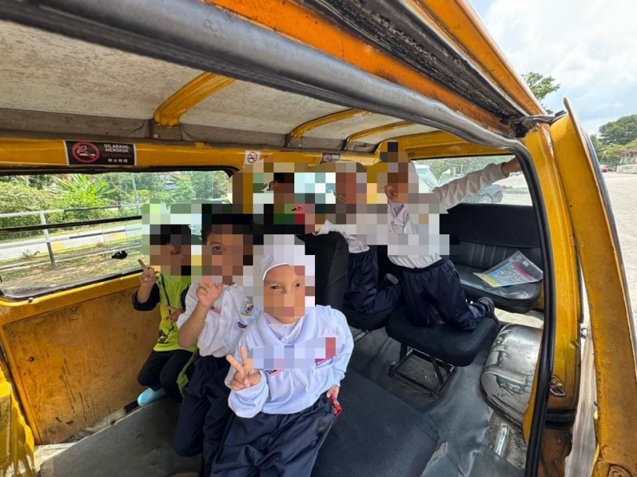 供星洲网/被揭发没车险、没驾照、没保修,森陆交局扣18辆“载学生客货车”