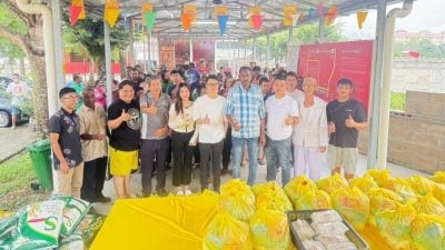 “一箪素食一份情”！Nilai 3佛祖庙每月结缘活动 百户家庭受惠