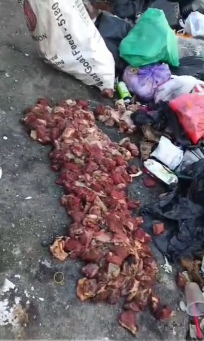 供星洲网:视频|揭20公斤生牛肉被丢弃 网民:看到都心痛!