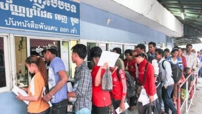 免被赶走或受辱  洪森呼吁柬劳工尽快回国