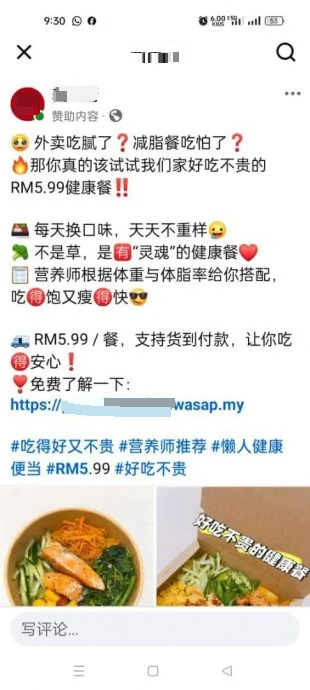 求真/每套5令吉99仙的素餐便当 背后有猫腻 骇客入侵手机盗取所有联络人资料