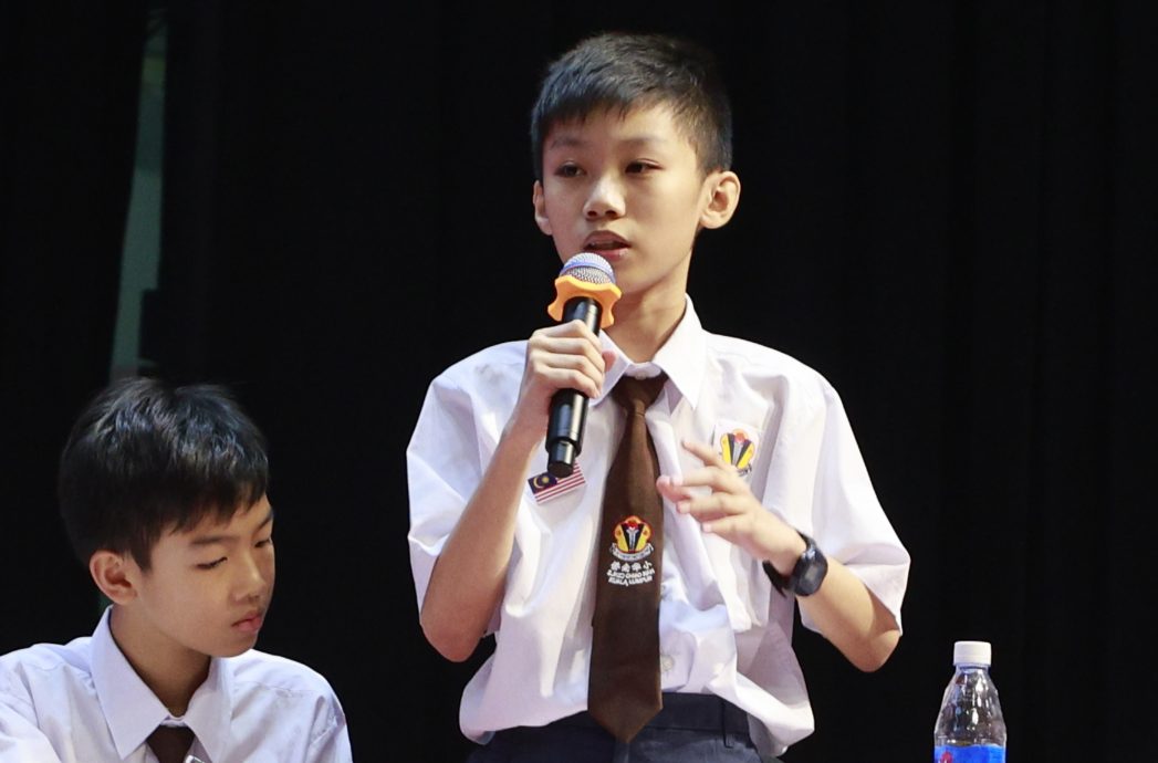 全国/黄家和出席第一届“华理会杯”雪隆华小华语辩论赛总决赛