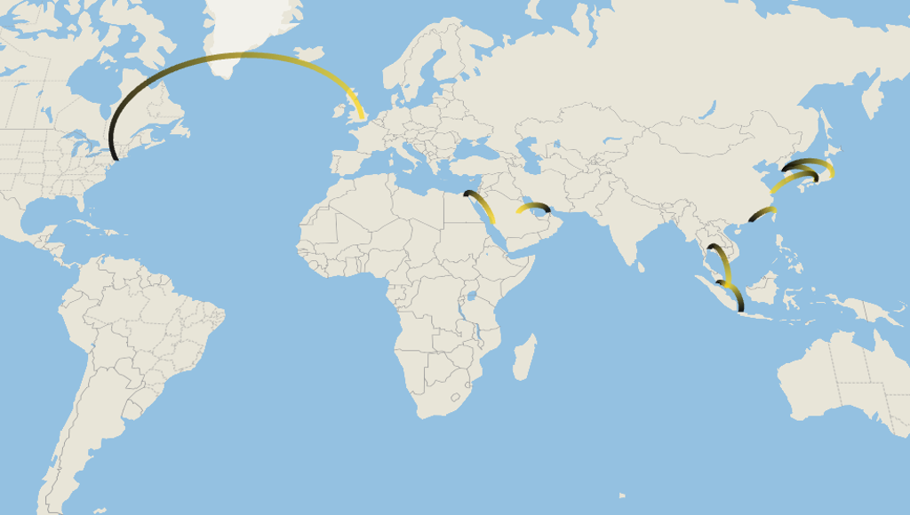 全球飞航排名 台北香港航线排第一