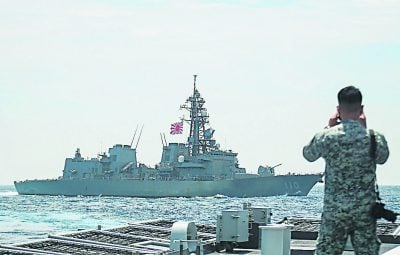 再发动海空“联合战备警巡”  中61军机飞越台海中线