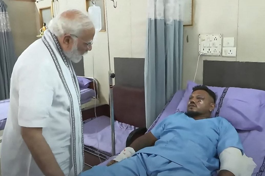 印度航空空难唯一幸存者:难以解释如何奇迹般生还