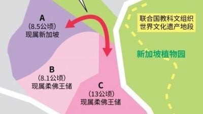 狮城政府柔王储交换2土地  免发展影响植物园世遗区