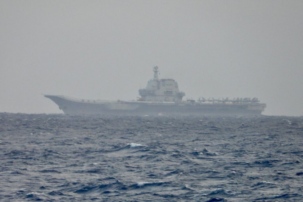 台湾：中国上月在第一岛链进行极限施压 出动多达70艘军舰