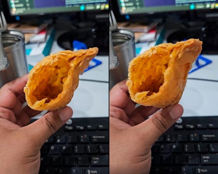 吐槽2块半咖喱角几乎没馅料 “像是在买‘空气’！”