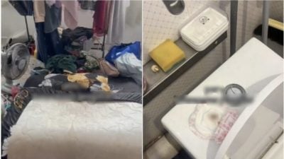 外表光鲜生活极度邋遢 怒揭女室友连卫生巾也乱放！