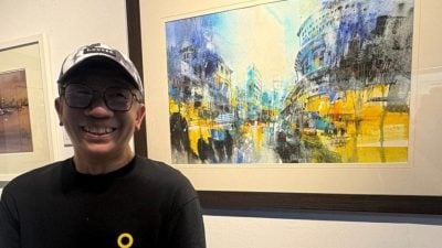 槟城水彩画会纪念展   郭云宾二夺年度大奖