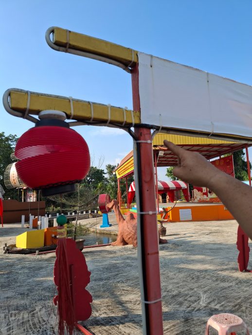 (大北马）三圣宫文化村多次电流设施被偷损失逾2万