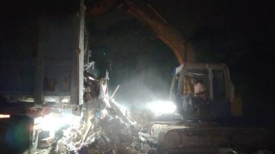 进山乱挖弃废料还放火烧  非法承包商 遇埋伏被逮 