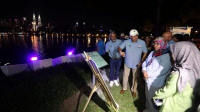 帝帝皇沙湖滨公园废料铺路  废玻璃打造夜光地标 