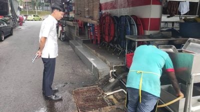 市厅官员突击沙登岭10区  14餐馆被查 开9罚单