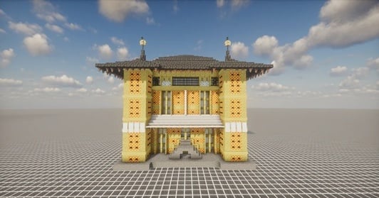 大马地标Minecraft平台重现 数字搭配细节广受好评