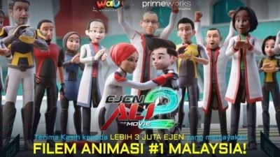 大马票房|《特工阿里2》3连冠 成最卖座大马动画电影