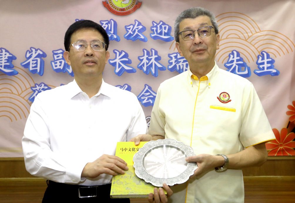 大马福联会接待中国福建省代表团