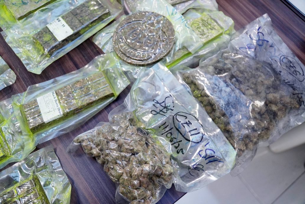 大麻砖包装成巧克力粒、巧克力块、圆形峇拉煎块,连LABUBU也祸害印大麻砖上