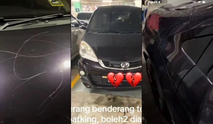 女子投诉商场停车遭严重刮花 管理层劝“下车停在CCTV拍到的地方”