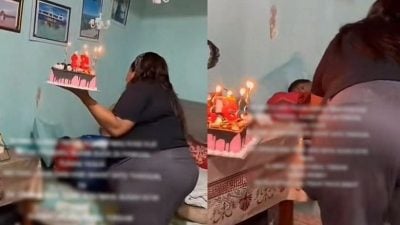 女子捧蛋糕欲送生日惊喜 丈夫却已在睡梦中离世